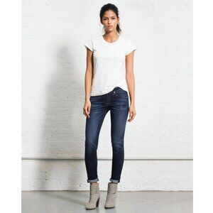Rag & Bone Women's Stretch Skinny Jeans in Clean Charin Dark Wash 27
